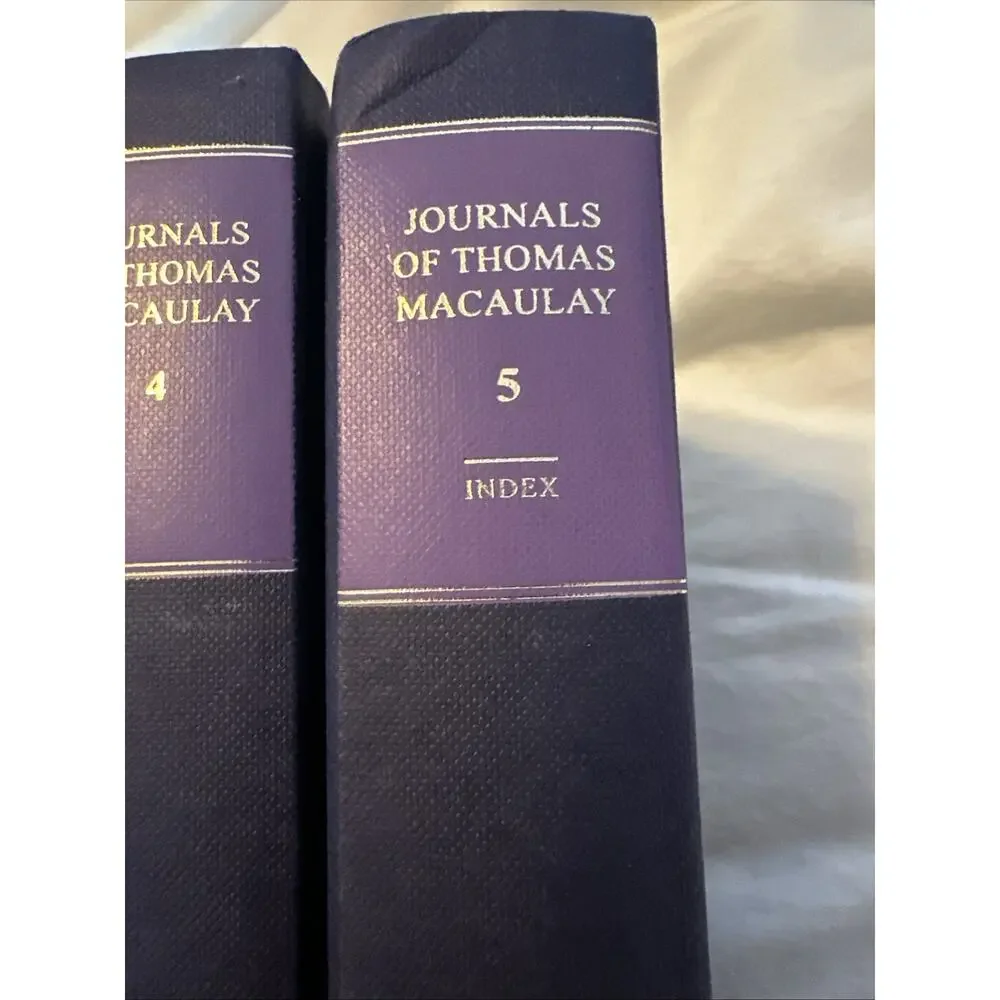 Macaulay Journals Hardcover Rare 5 Volume‎ Set Taylor Francis History Book